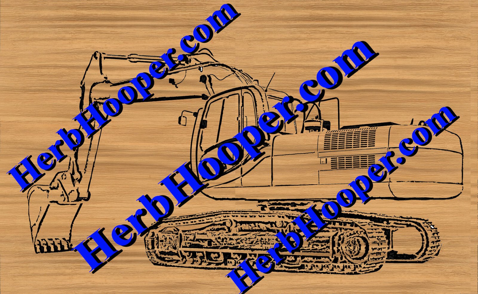 Excavator Pattern - Herb's Scrolling Station