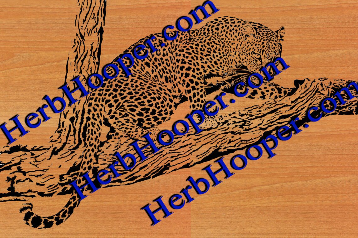 Leopard Tree Design Leopard Tree Pattern - Herb's Scrolling Station