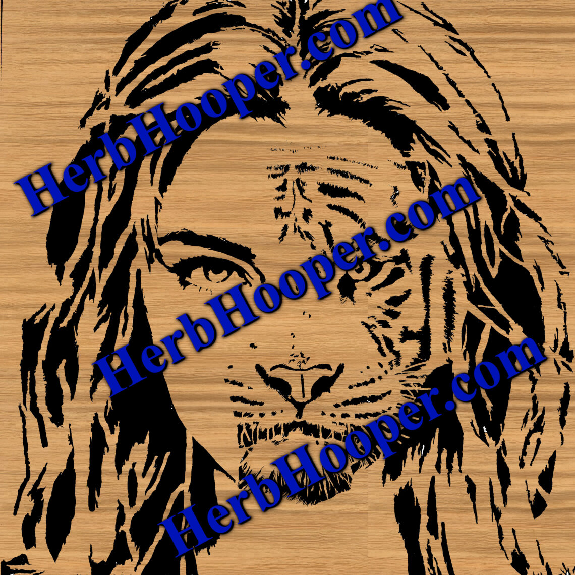 Tiger Lady Pattern - Herb's Scrolling Station