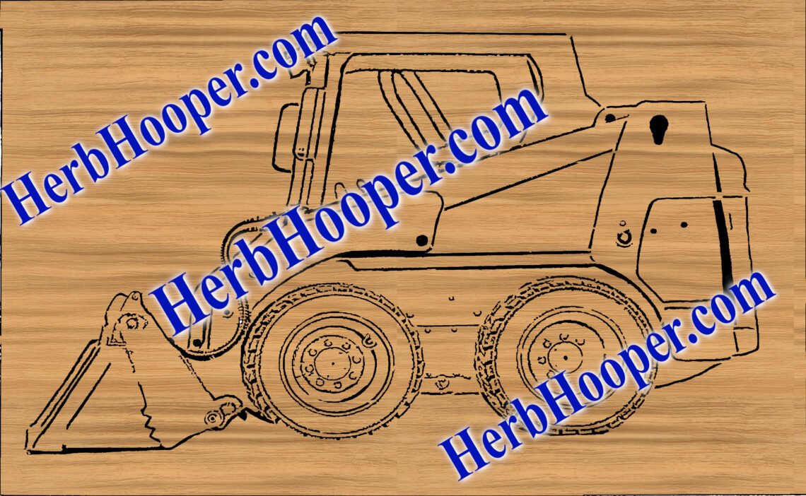Construction Bobcat Pattern - Herb's Scrolling Station