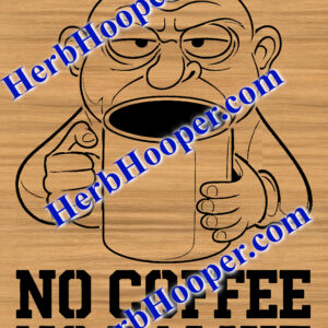 No Coffee No Talkie Pattern