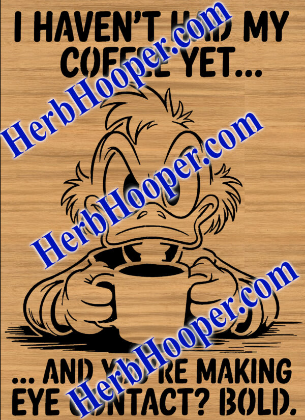 I havent had my coffee yet Pattern