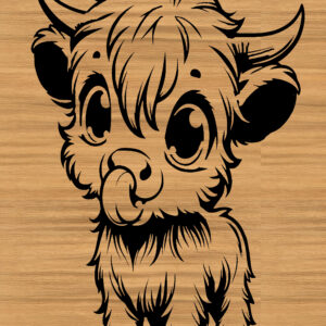 Highland Cow Pattern