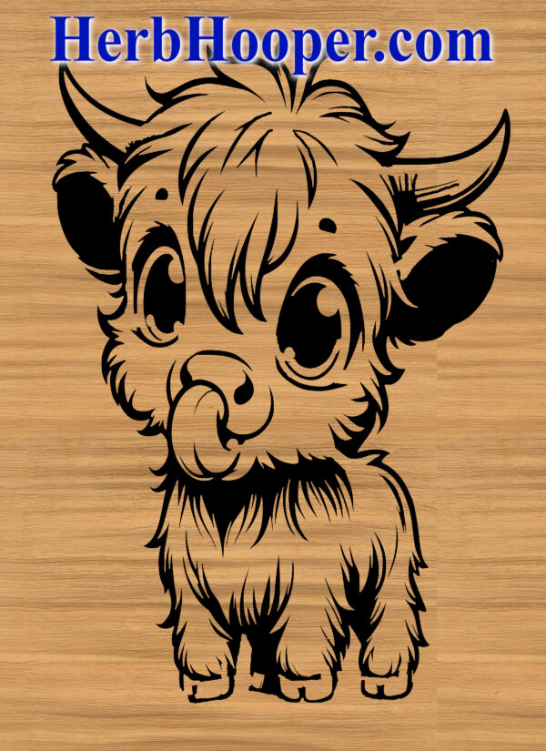 Highland Cow Pattern